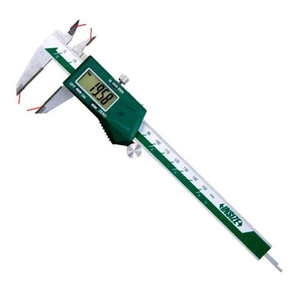 INSIZE Digital Caliper with Carbide Tipped Jaws 6/8/12 inch (1110)