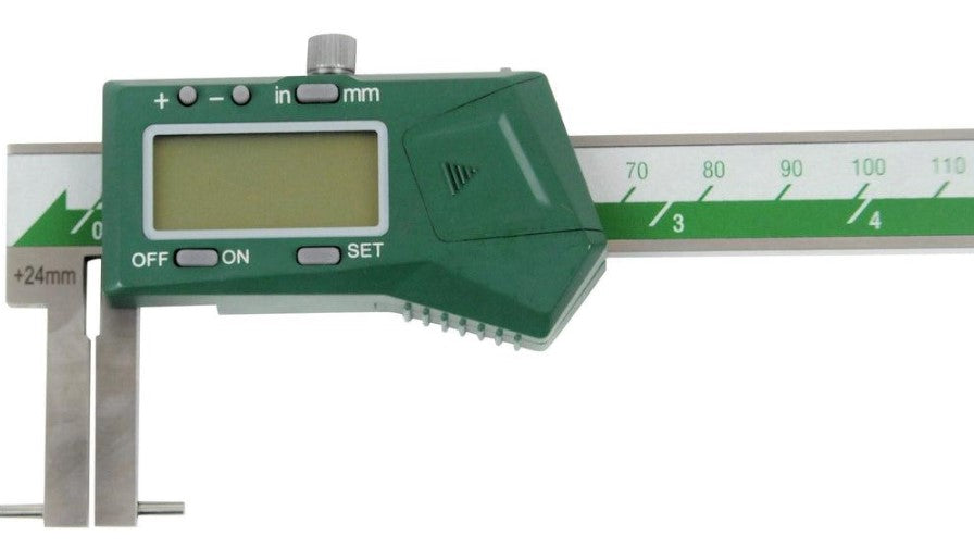 Digital caliper measurement display