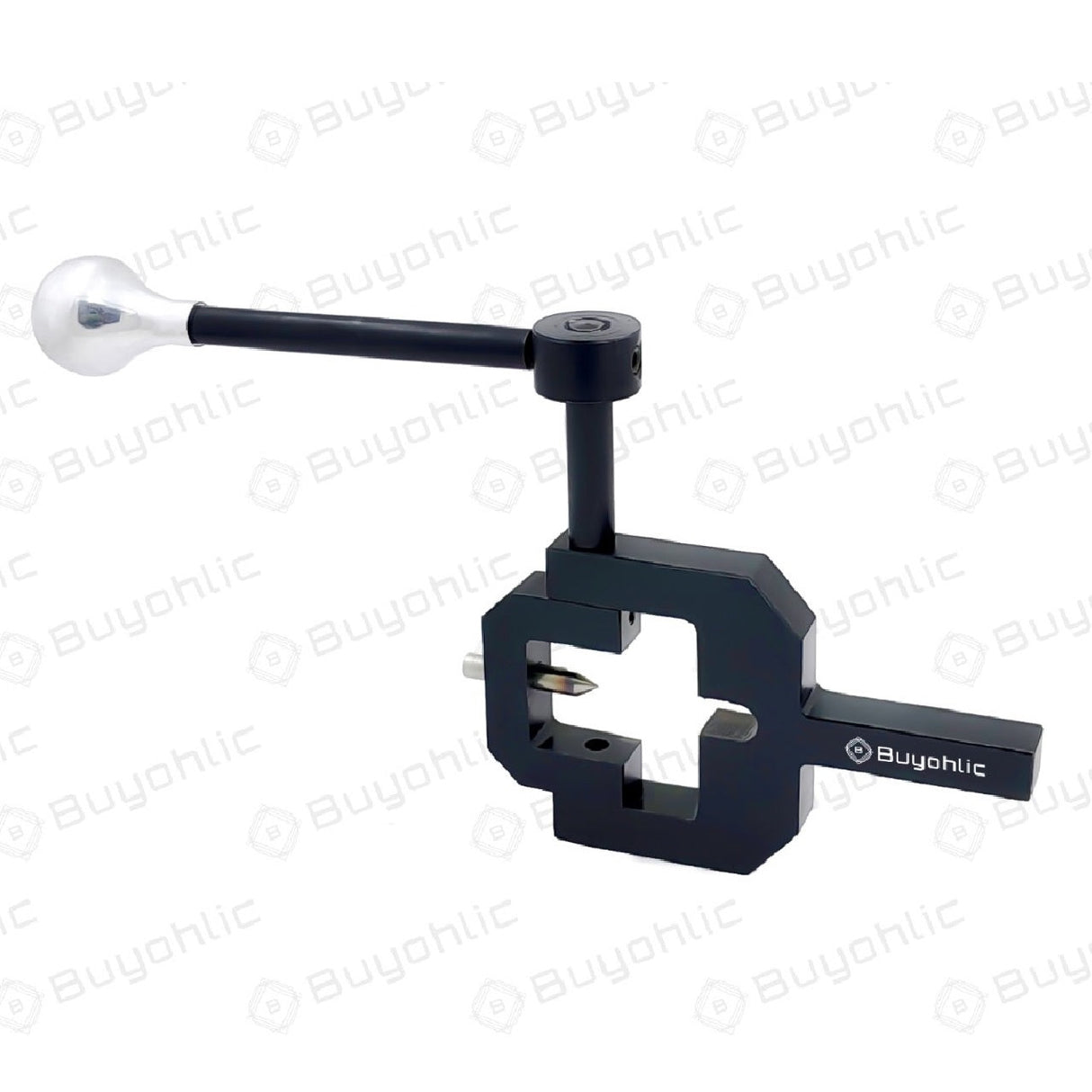 Manual knurling tool for lathe