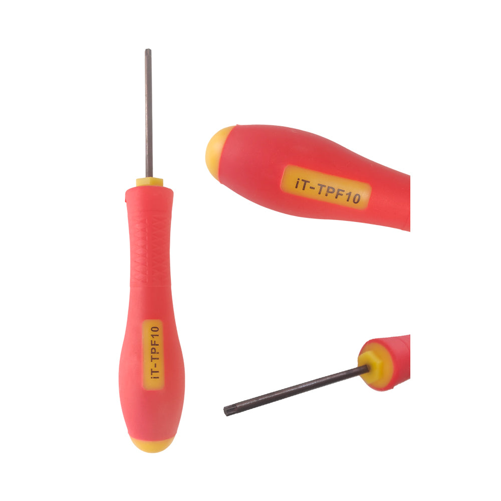 Red and yellow screwdriver