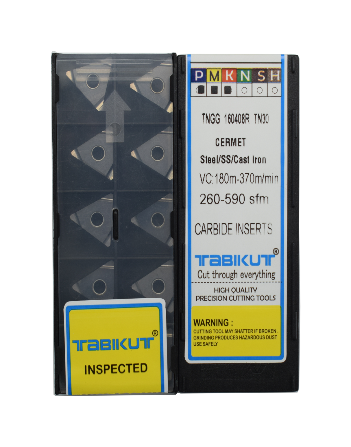 TNGG1604 0.2/0.4/0.8 mm R TN30 cermet insert pack of 10