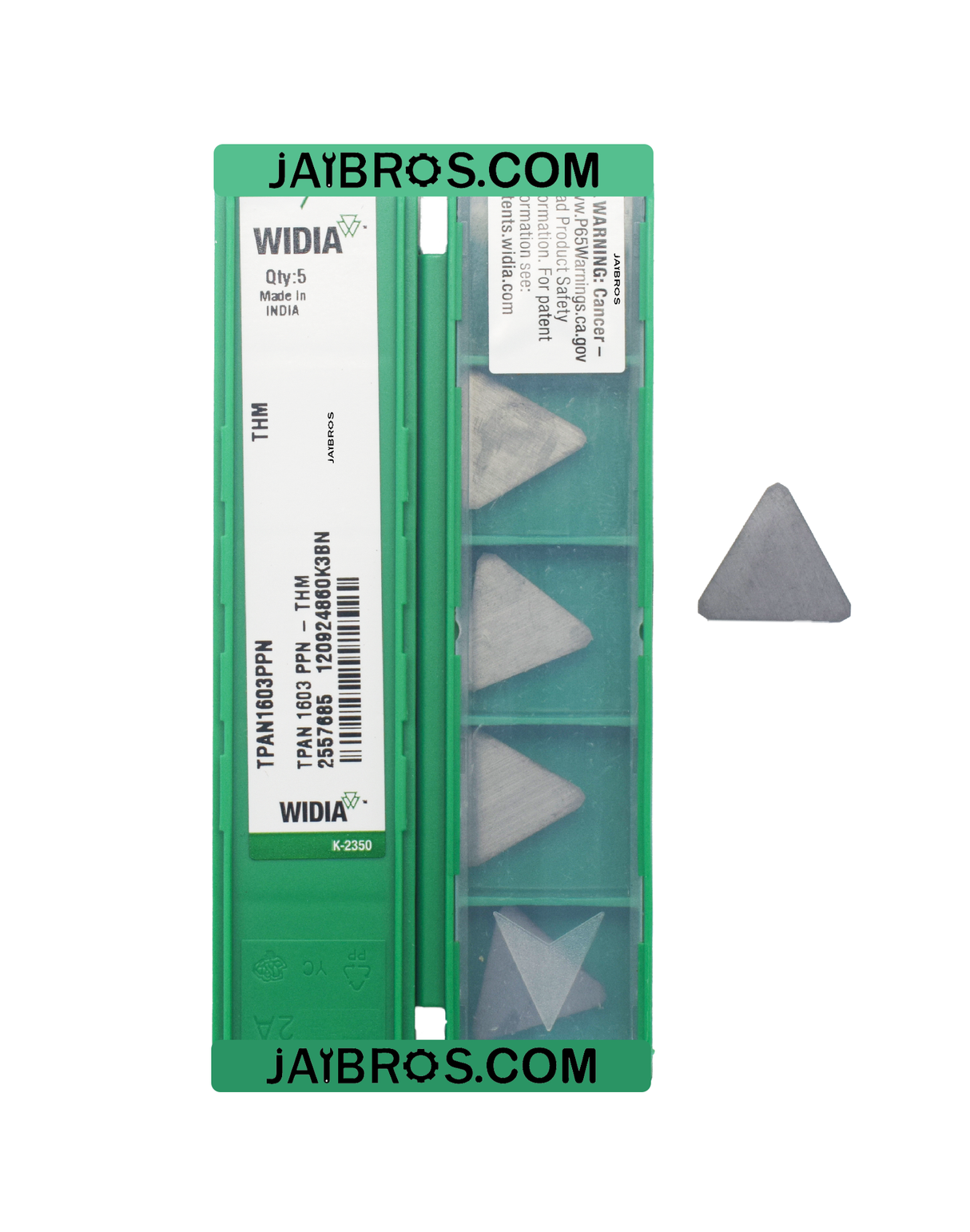 Widia TPG carbide tips