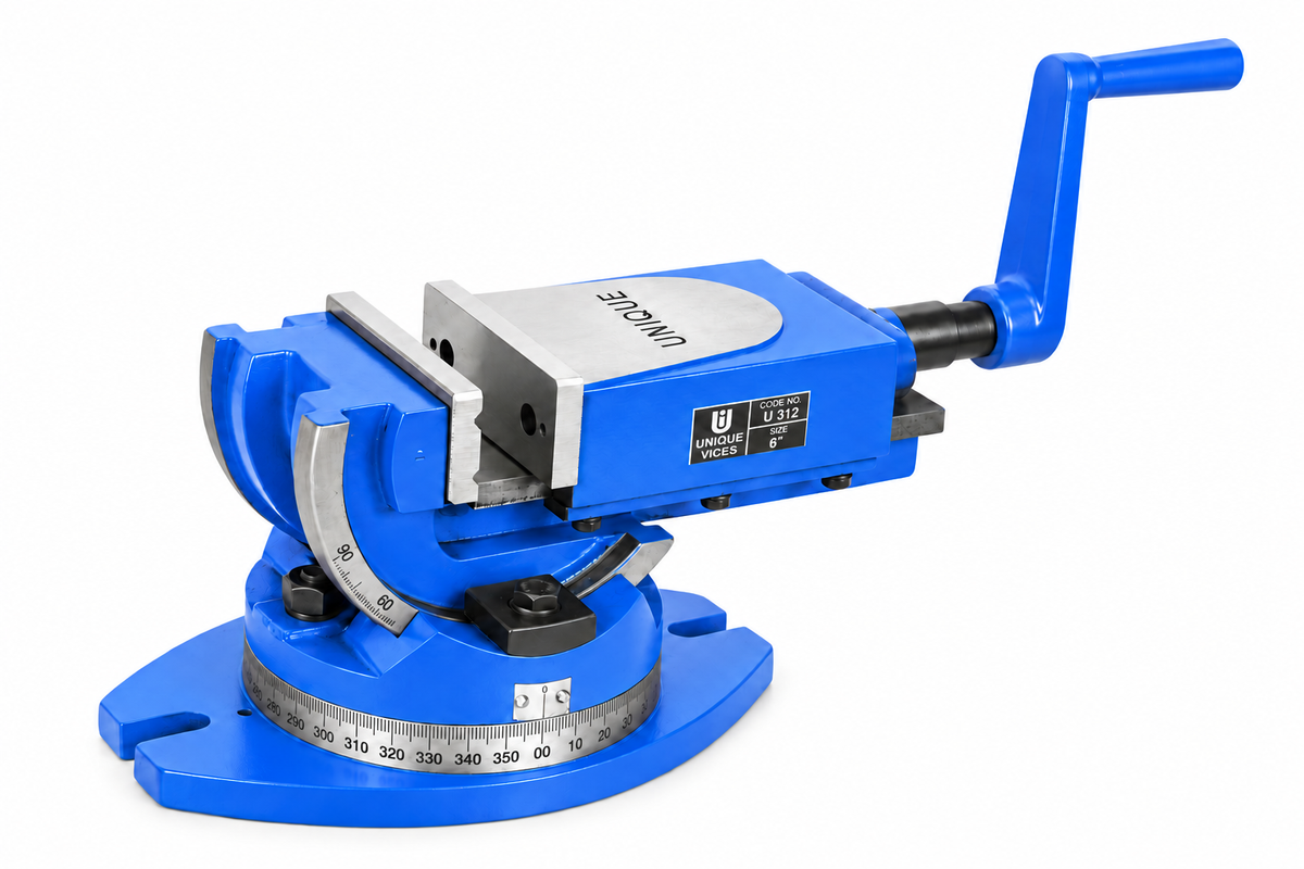 UNIQUE Tilting Swivelling Vise U-312