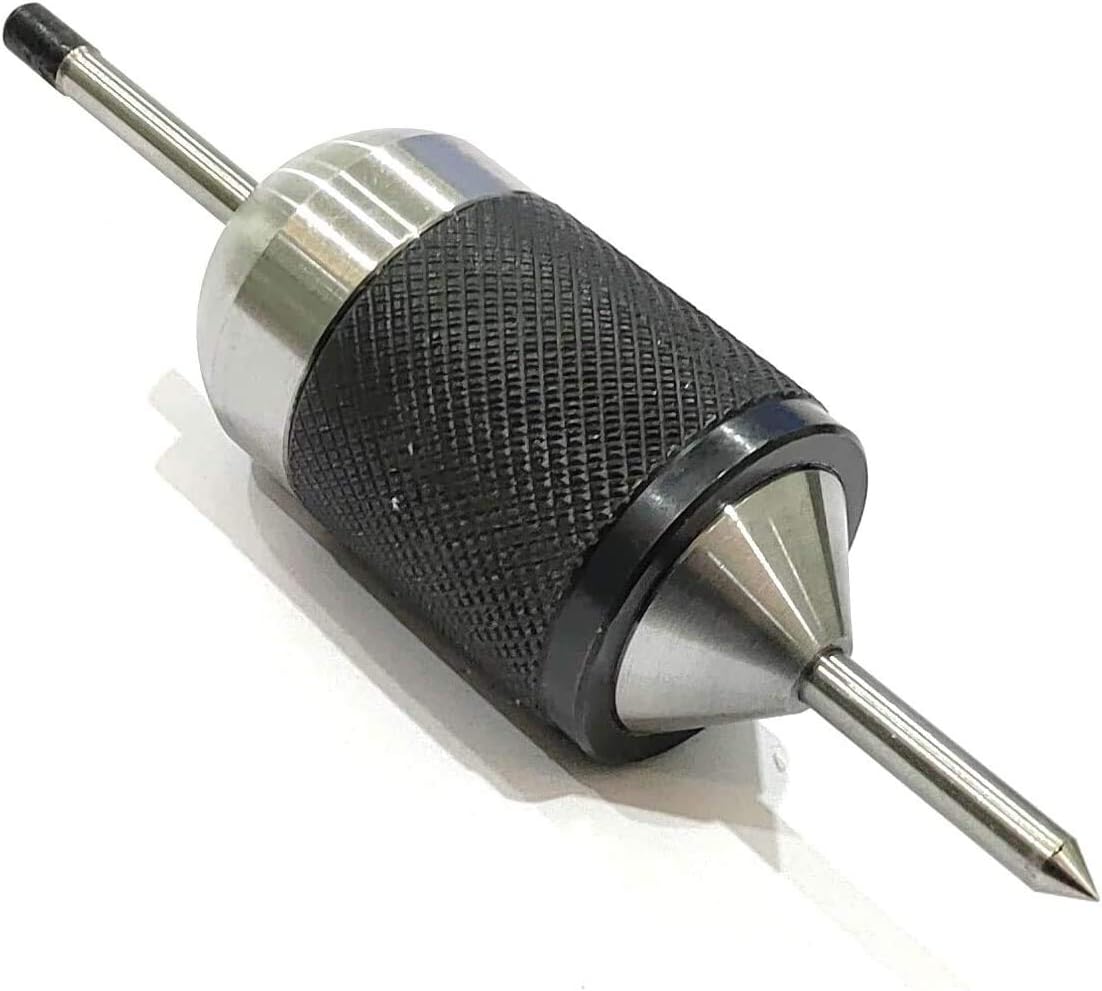Large universal transfer punch with knurled guide sleeve