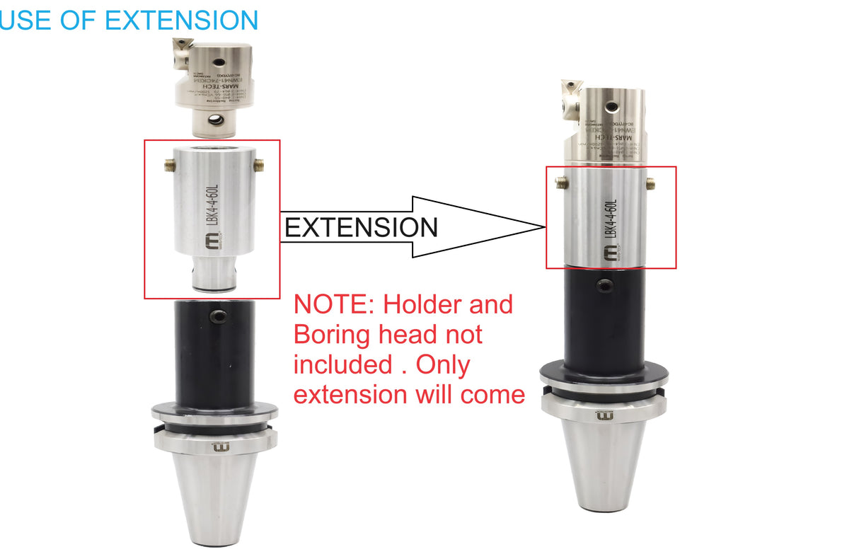 CBK and LBK Extension Pack for CNC Boring Heads