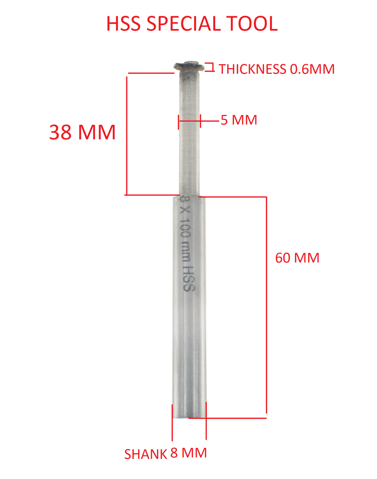 HSS T-slot cutter