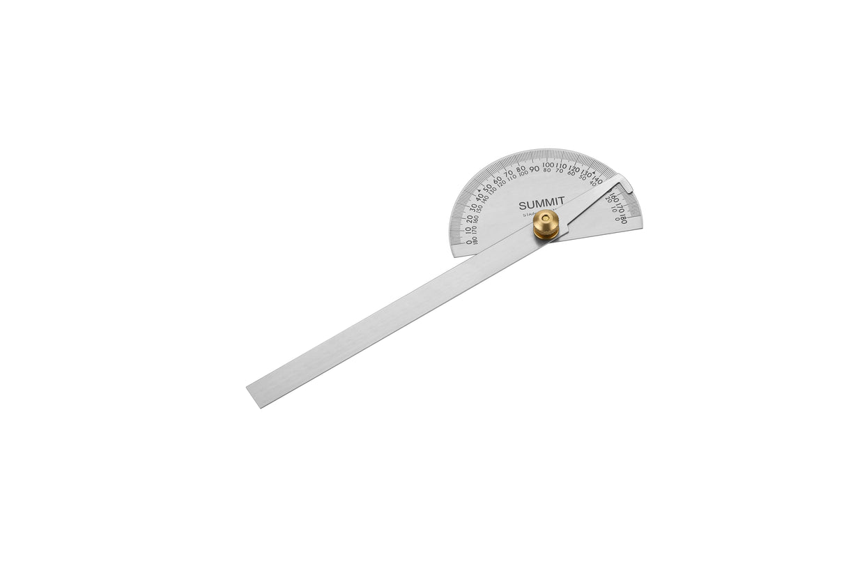Summit stainless steel degree protractor