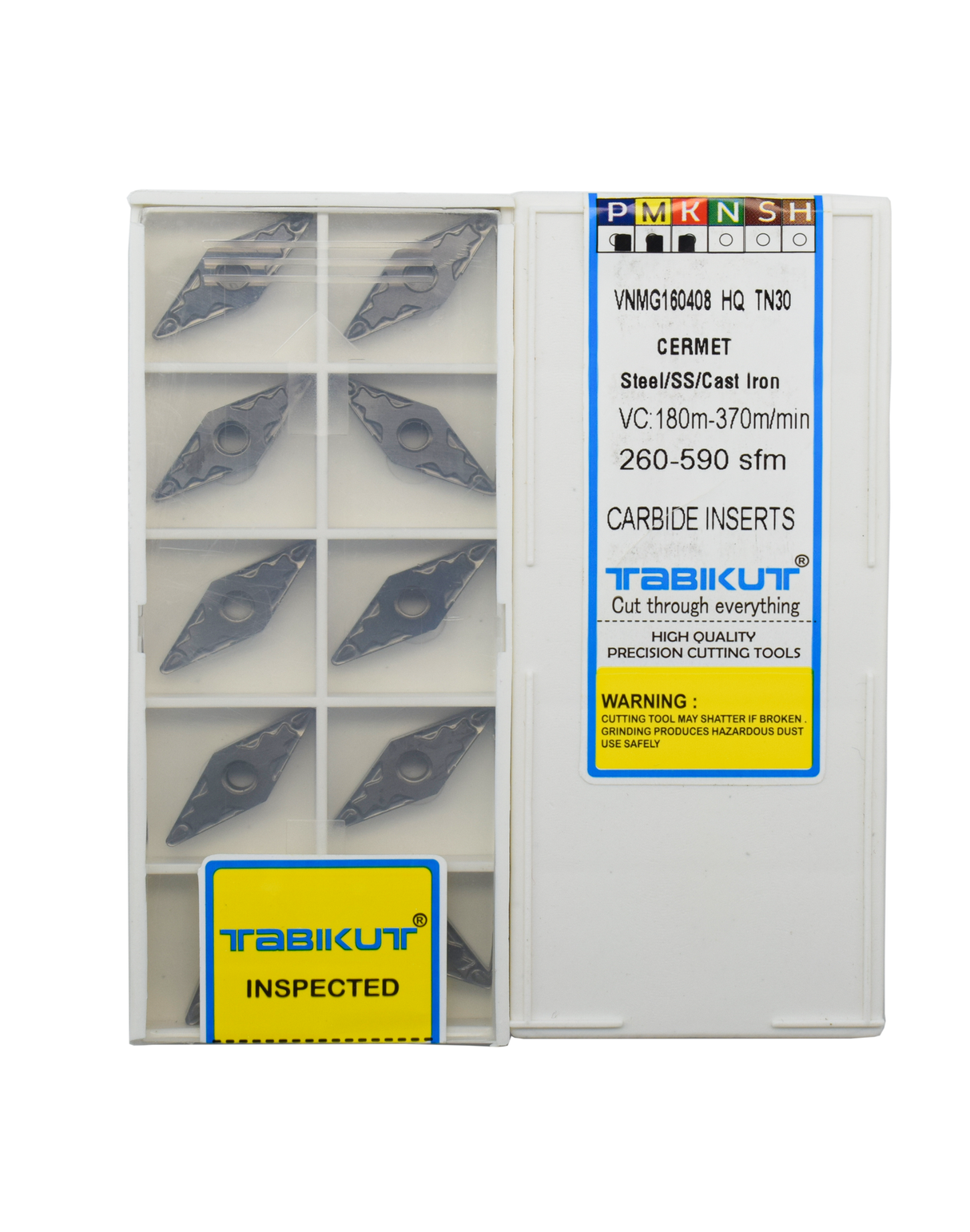 VNMG160404 cermet insert pack of 10