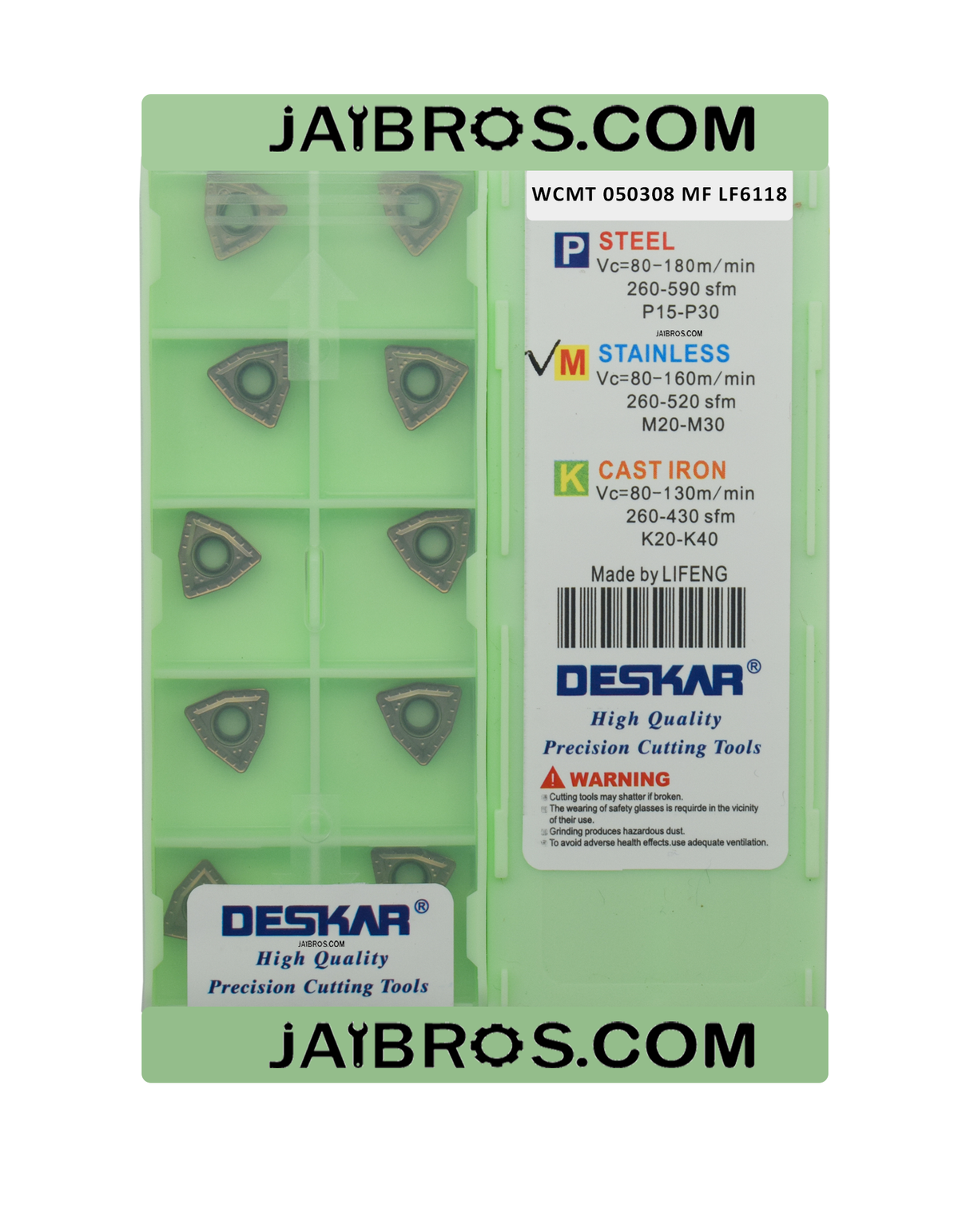 Carbide drill inserts