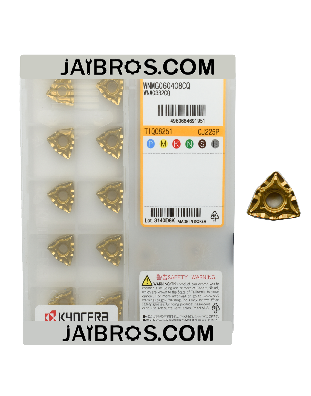 Kyocera wnmg insert 060408 cq cj225