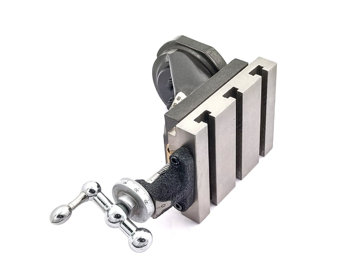 Adjustable metal milling machine table