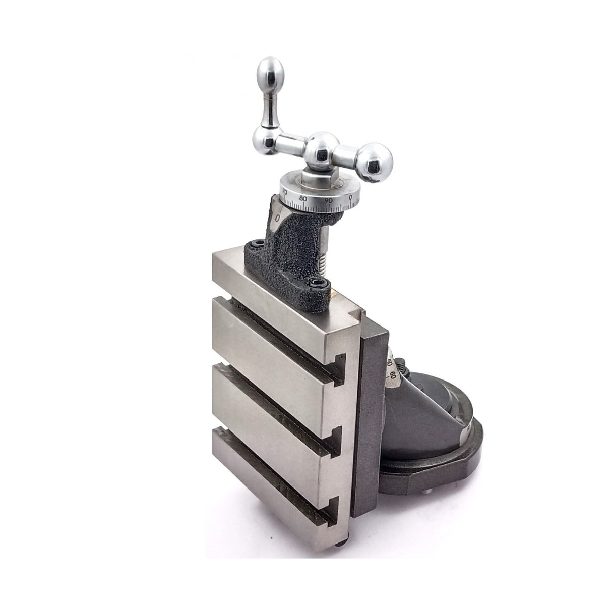 Adjustable metal milling machine table