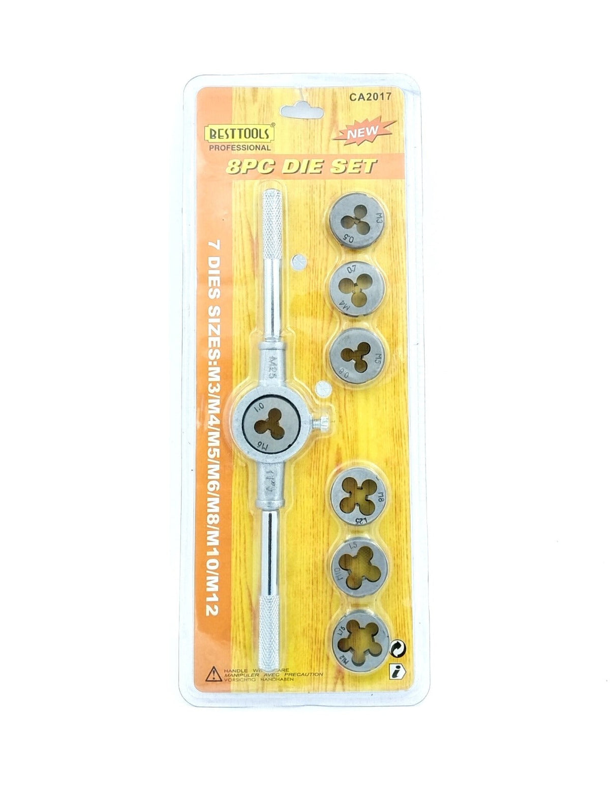 8-piece thread die set