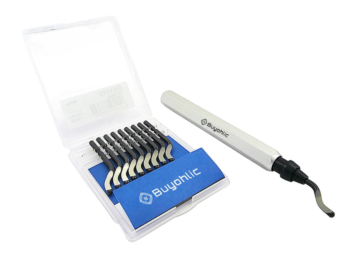 Deburring tool with extra blades