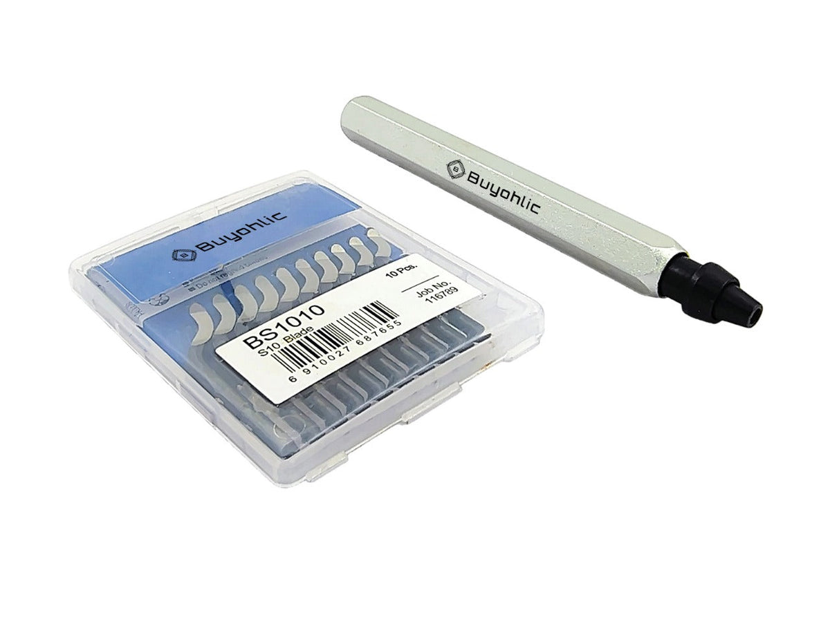 Deburring tool with replacement blades