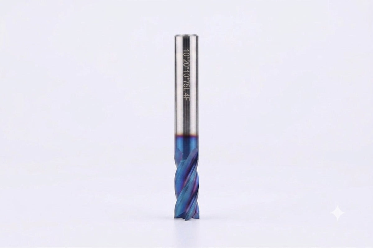 1 to 6mm CARBIDE 4F SQ. ENDMILL (65 HRC) Pack of 2