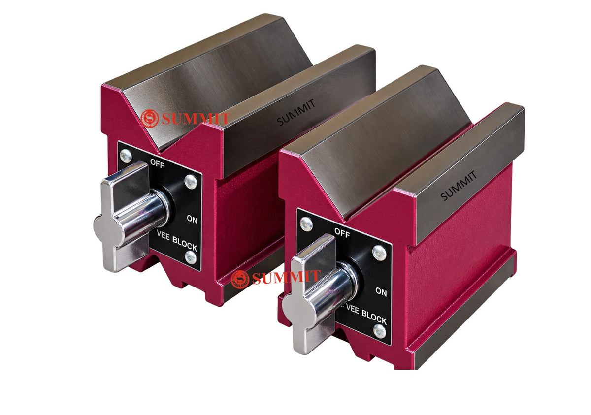 Pair of Summit Magnetic Vee Blocks