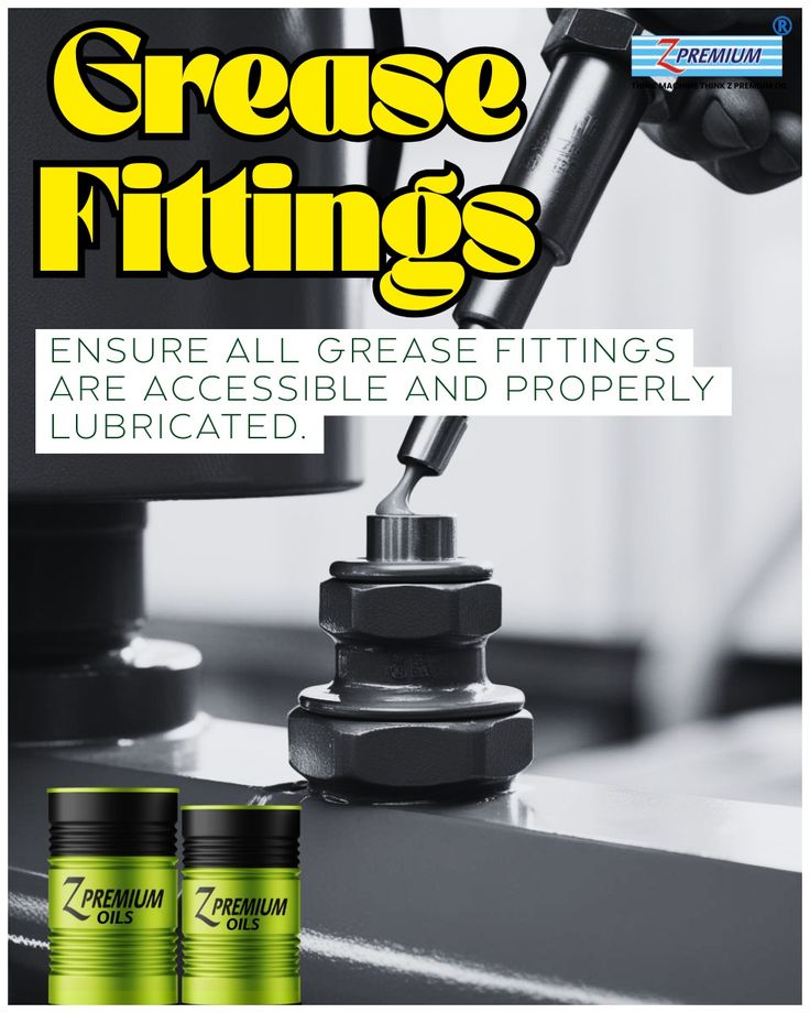 Grease fitting maintenance advertisement