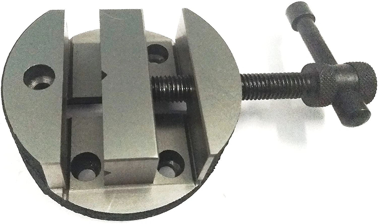 Circular machine vise with hardware