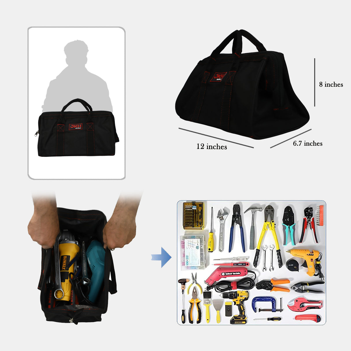 13" Tool Bag without pocket