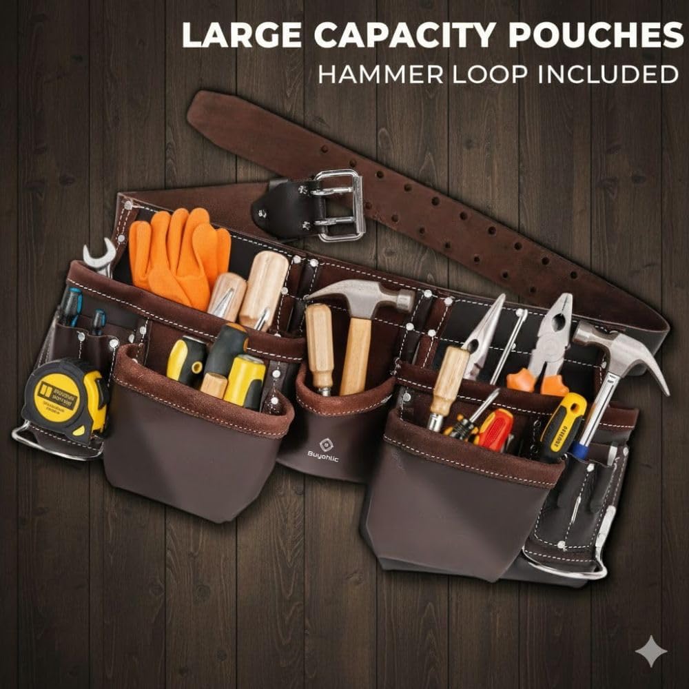 Large capacity tool belt