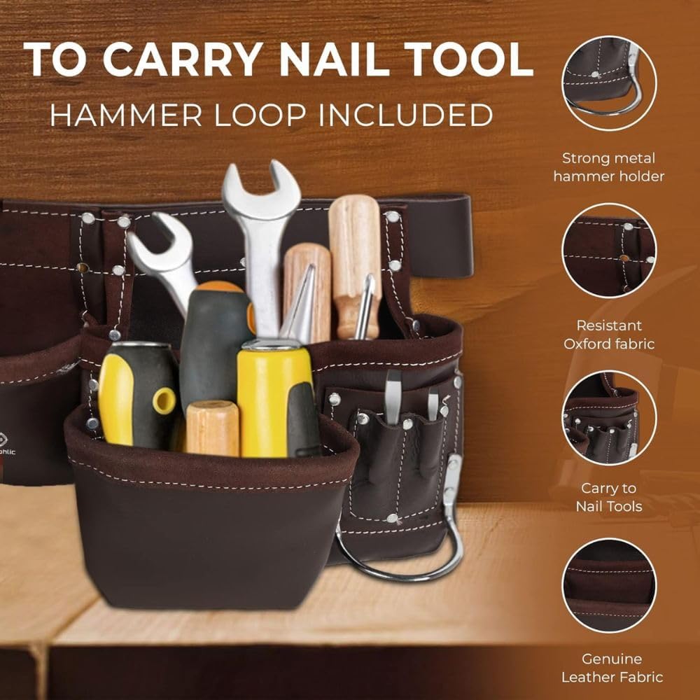 Nail tool pouch features