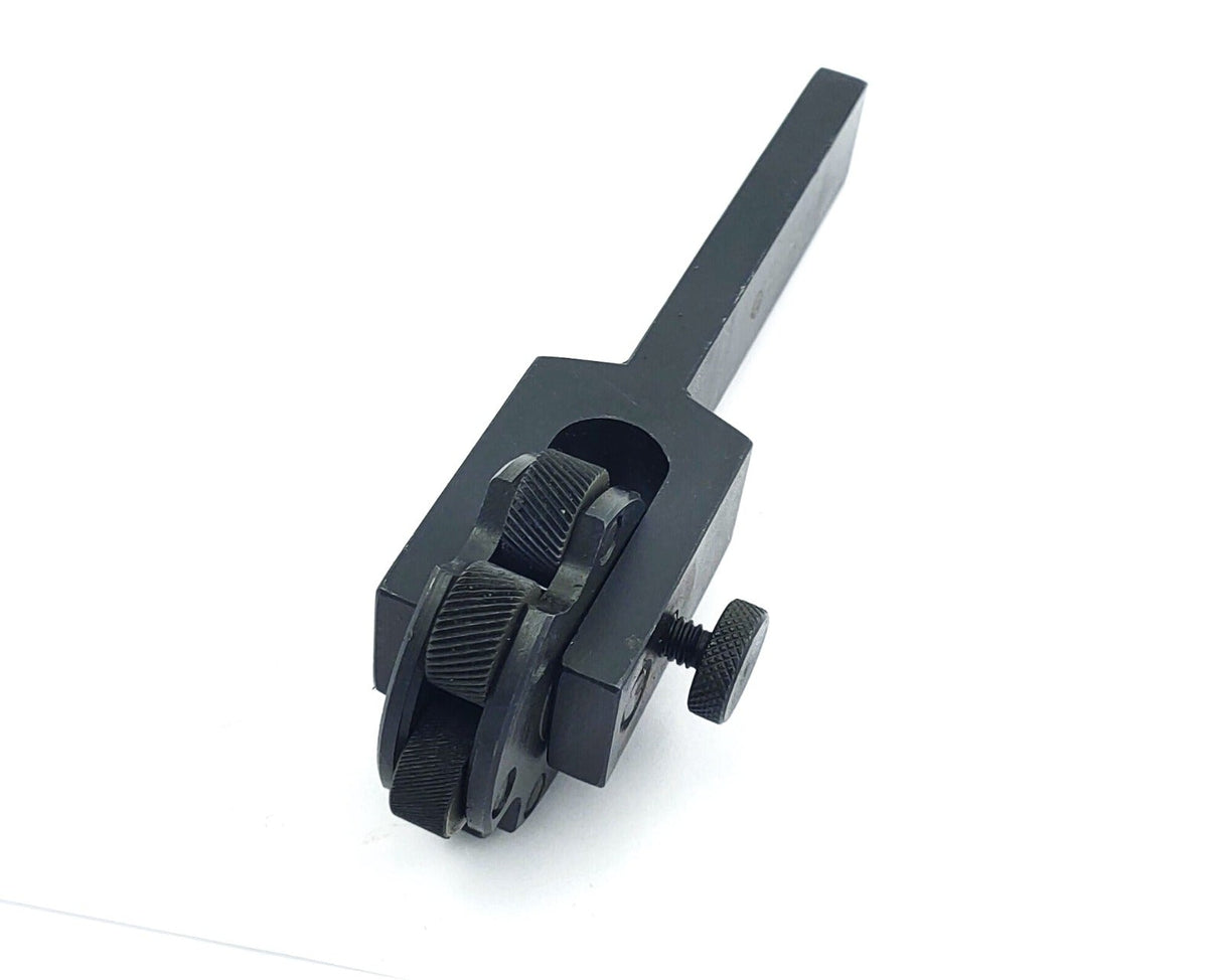 Metal industrial knurling tool holder