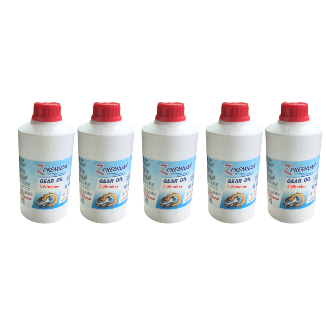 Five bottles of Z Premium Gear Oil
