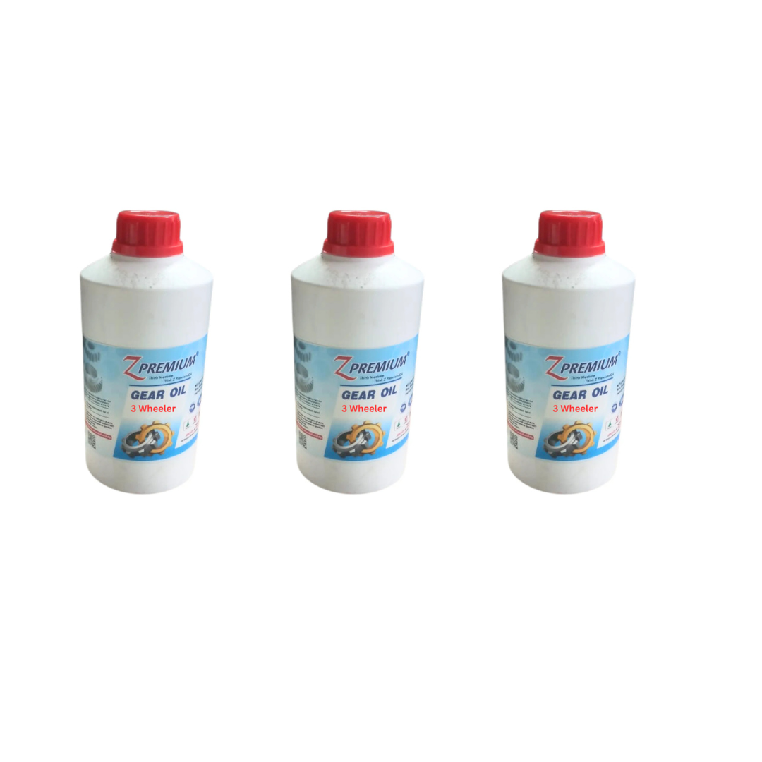Three bottles of Z Premium Gear Oil
