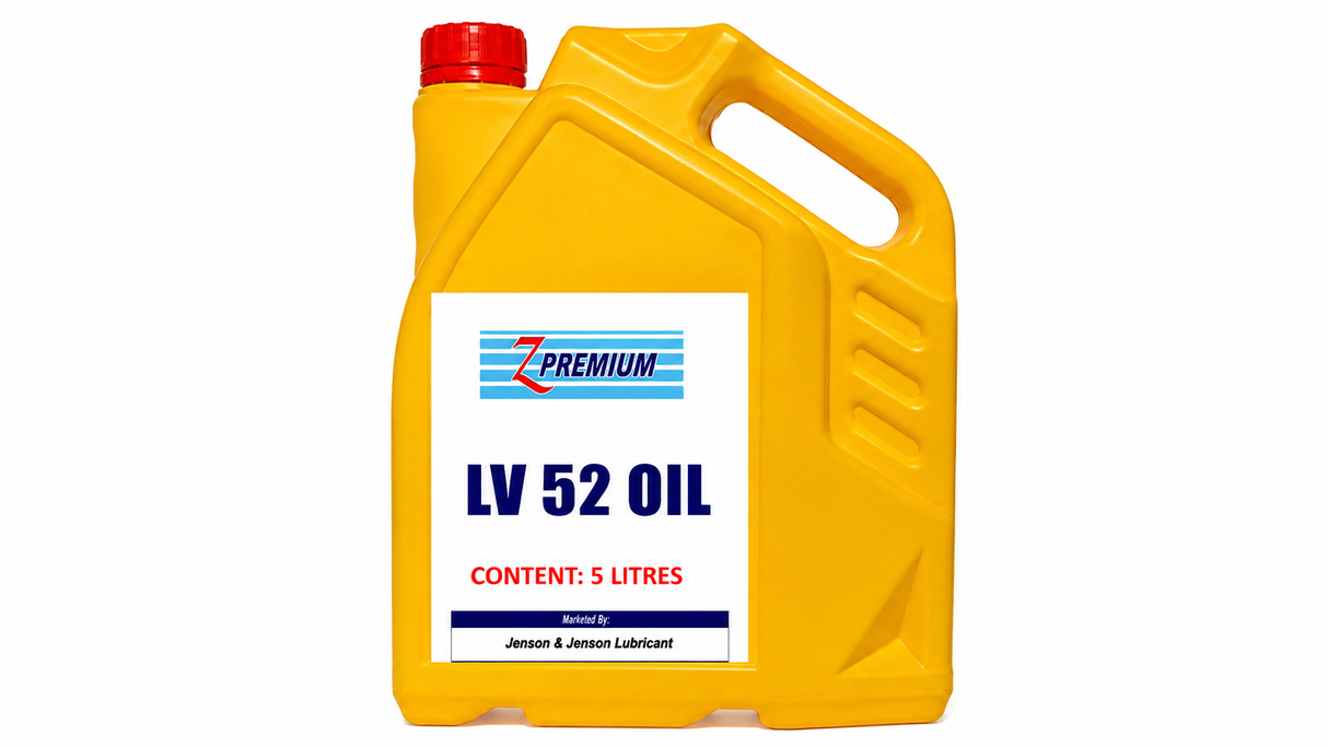 Yellow LV52 oil jug