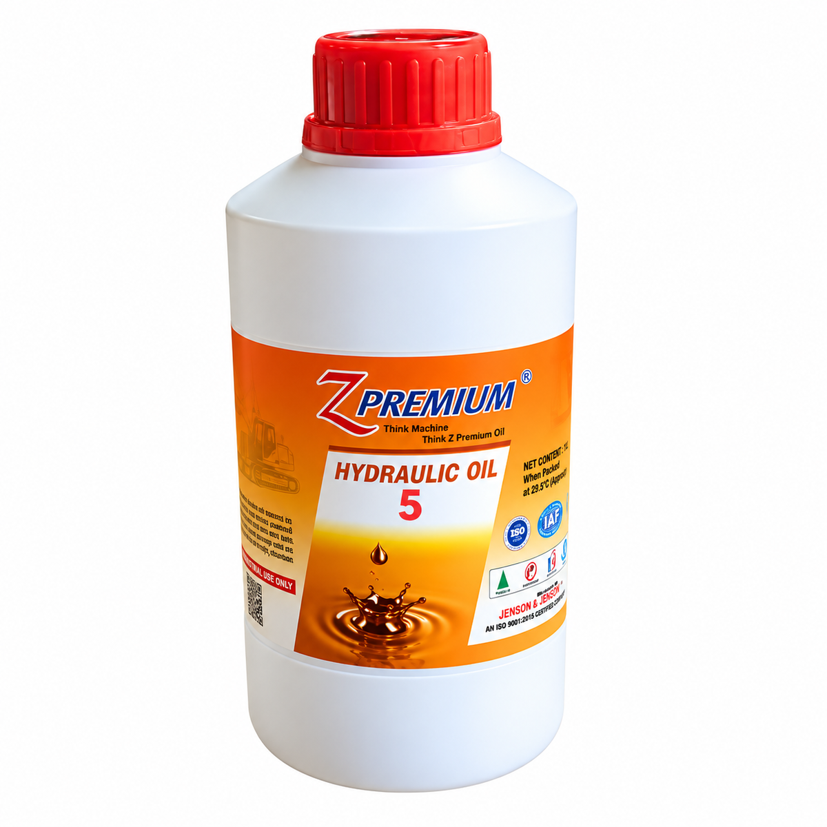 Z Premium Hydraulic Oil 5 Bottle