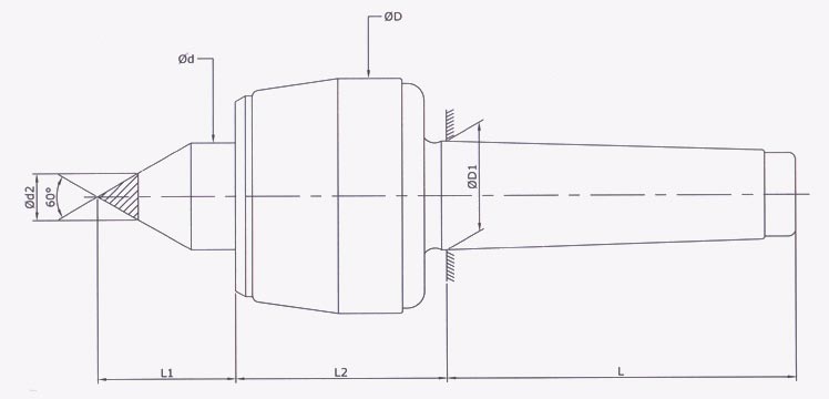 Turnmax High Speed Cnc Revolving Centers- Stub Carbide Point