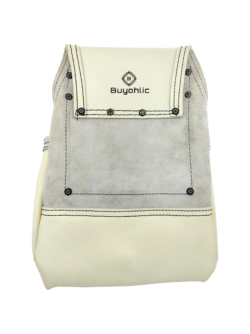 Heavy-Duty Leather Nail & Tool Bag – 10 Pocket Top Grain Construction Pouch
