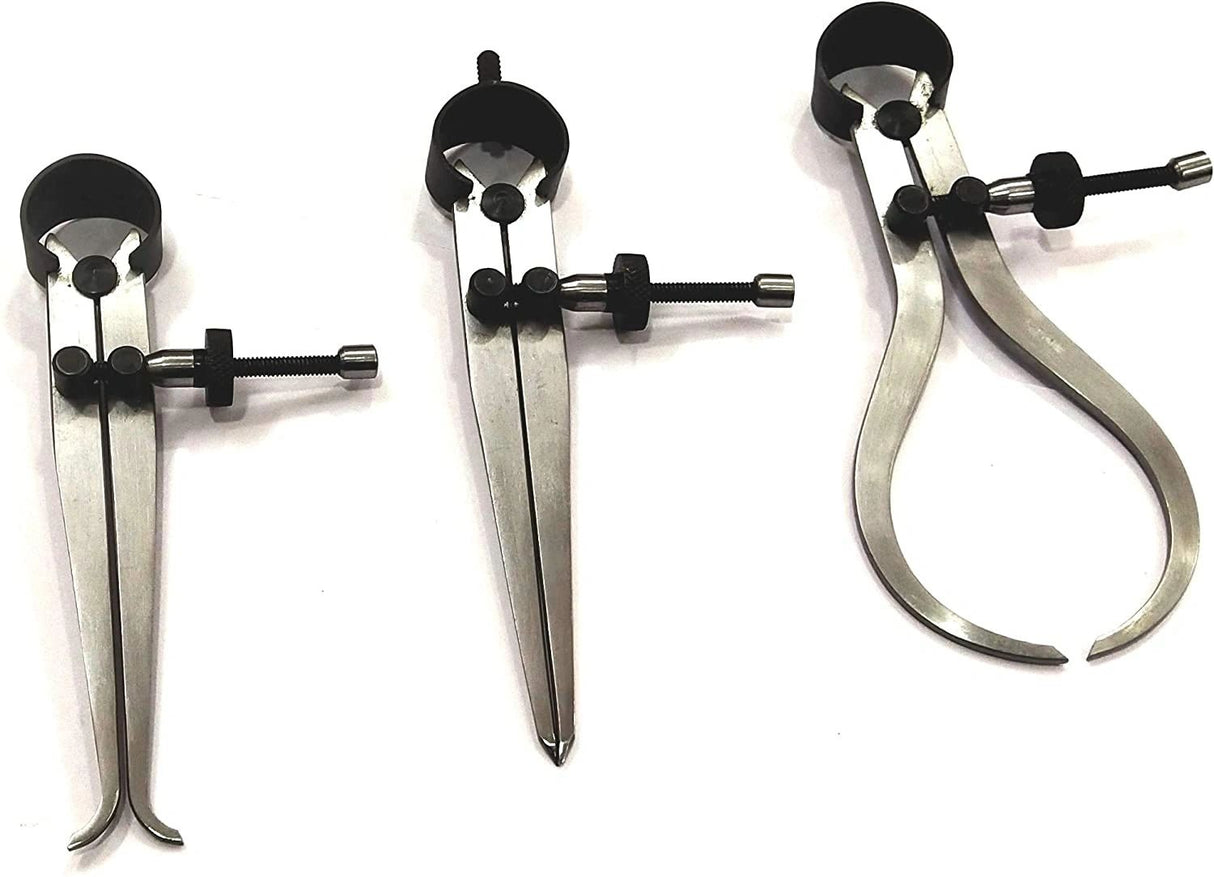 Metal precision measurement tool with fine adjustment screw