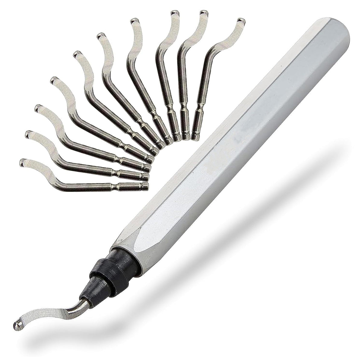 Deburring tool with extra blades