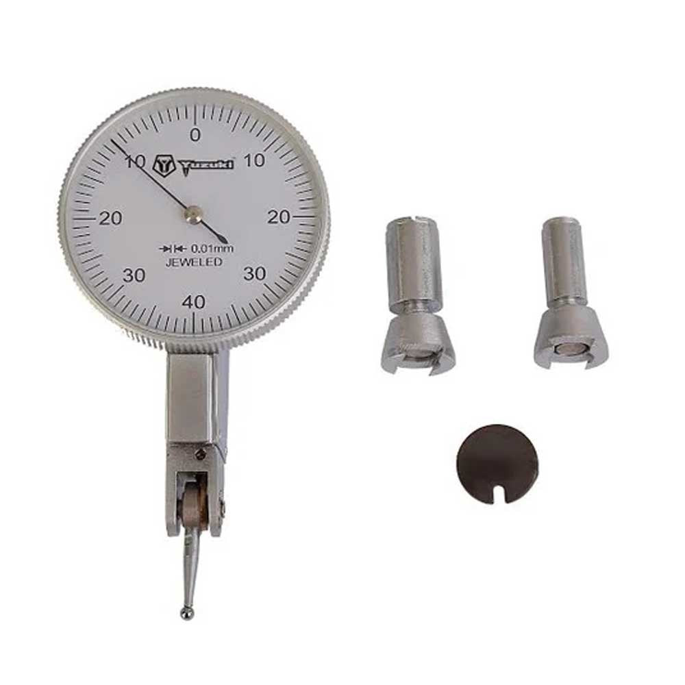 Dial indicator with three additional measurement components