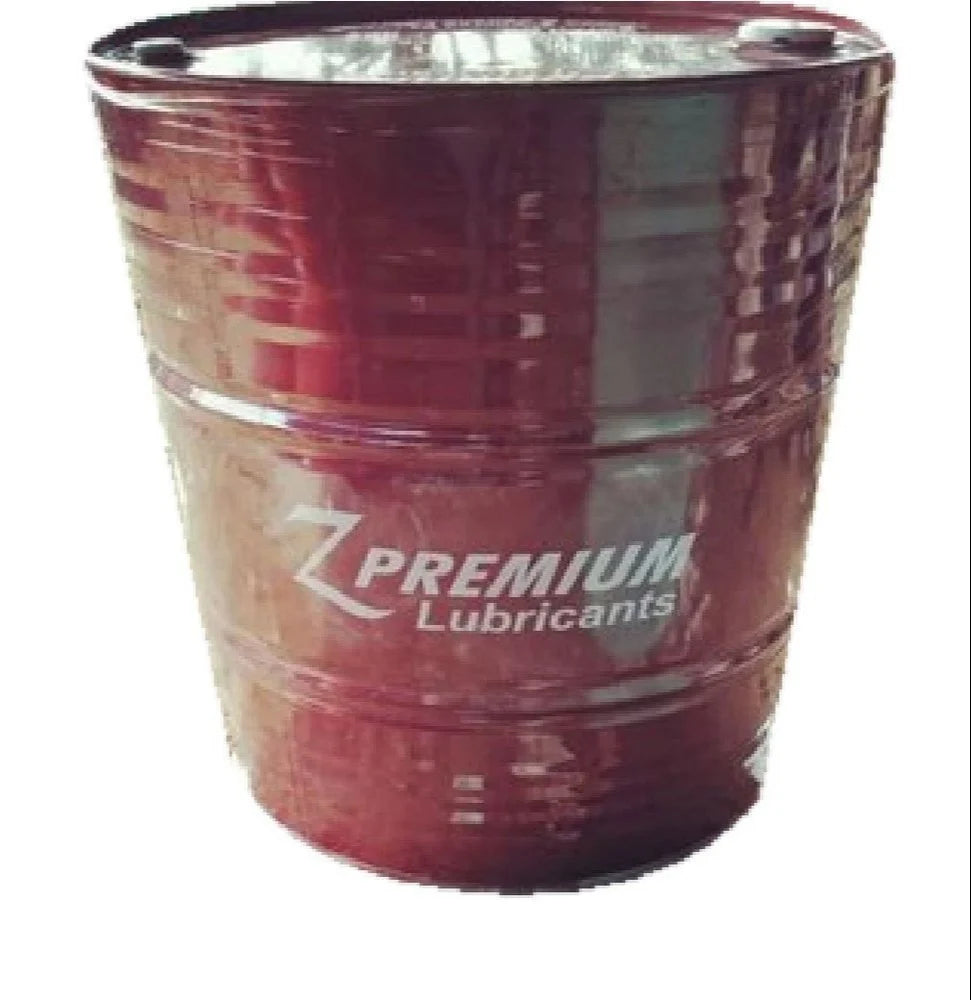 Red oil drum with 'Z Premium Lubricants'