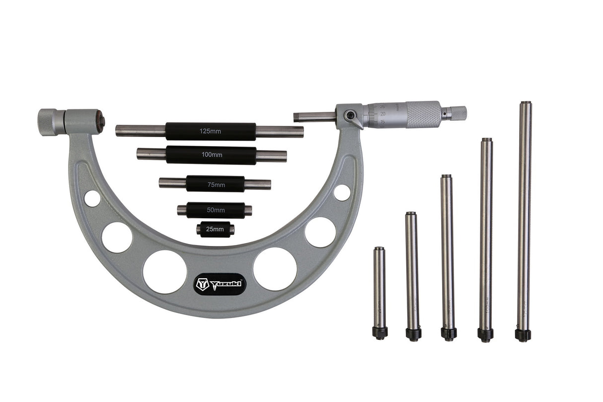 An adjustable outside micrometer by Yuzuki