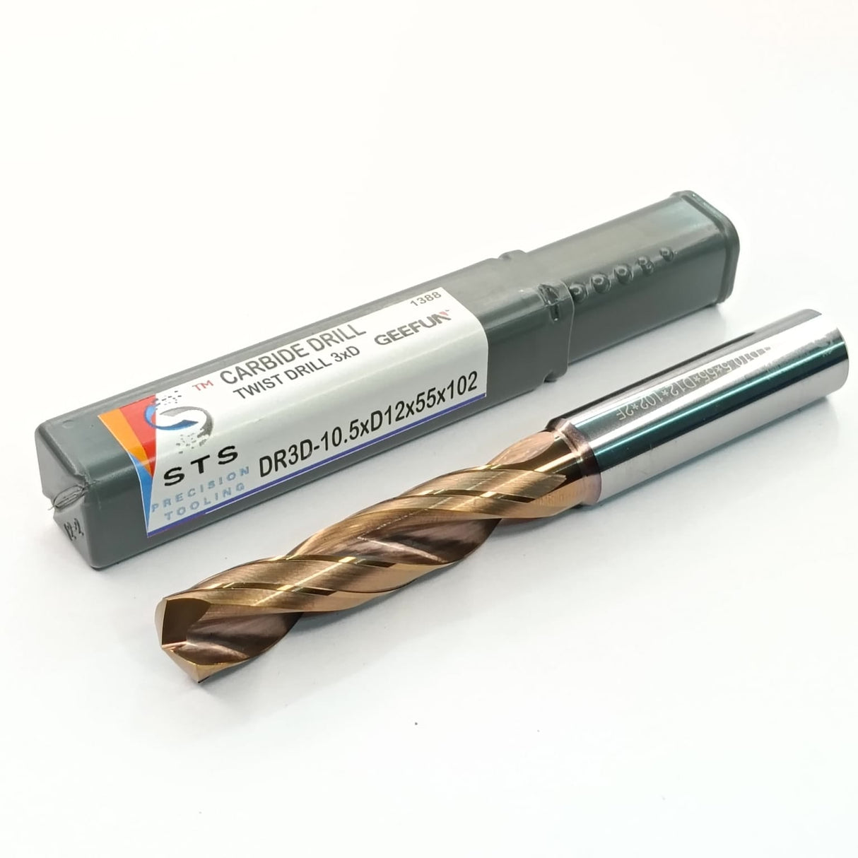 Carbide drill bit with packaging