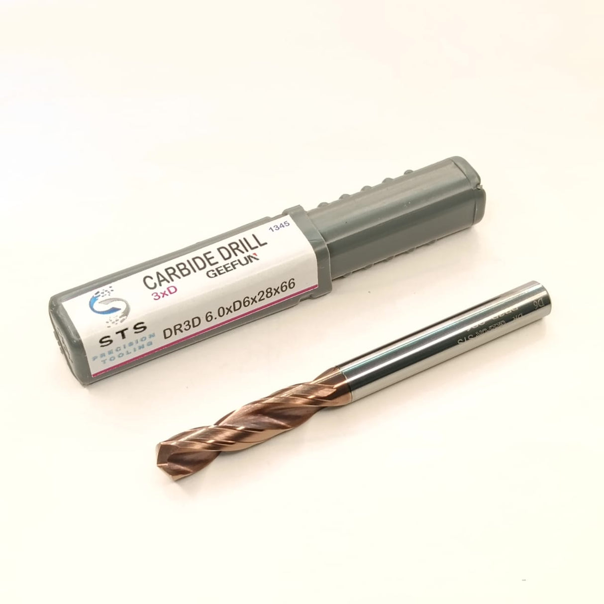 Carbide drill bit with packaging