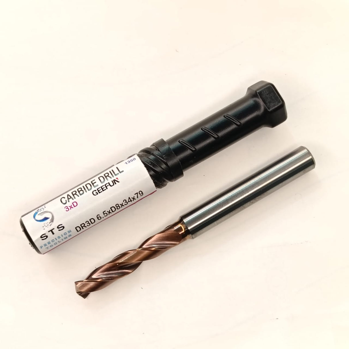 Carbide drill bit with packaging