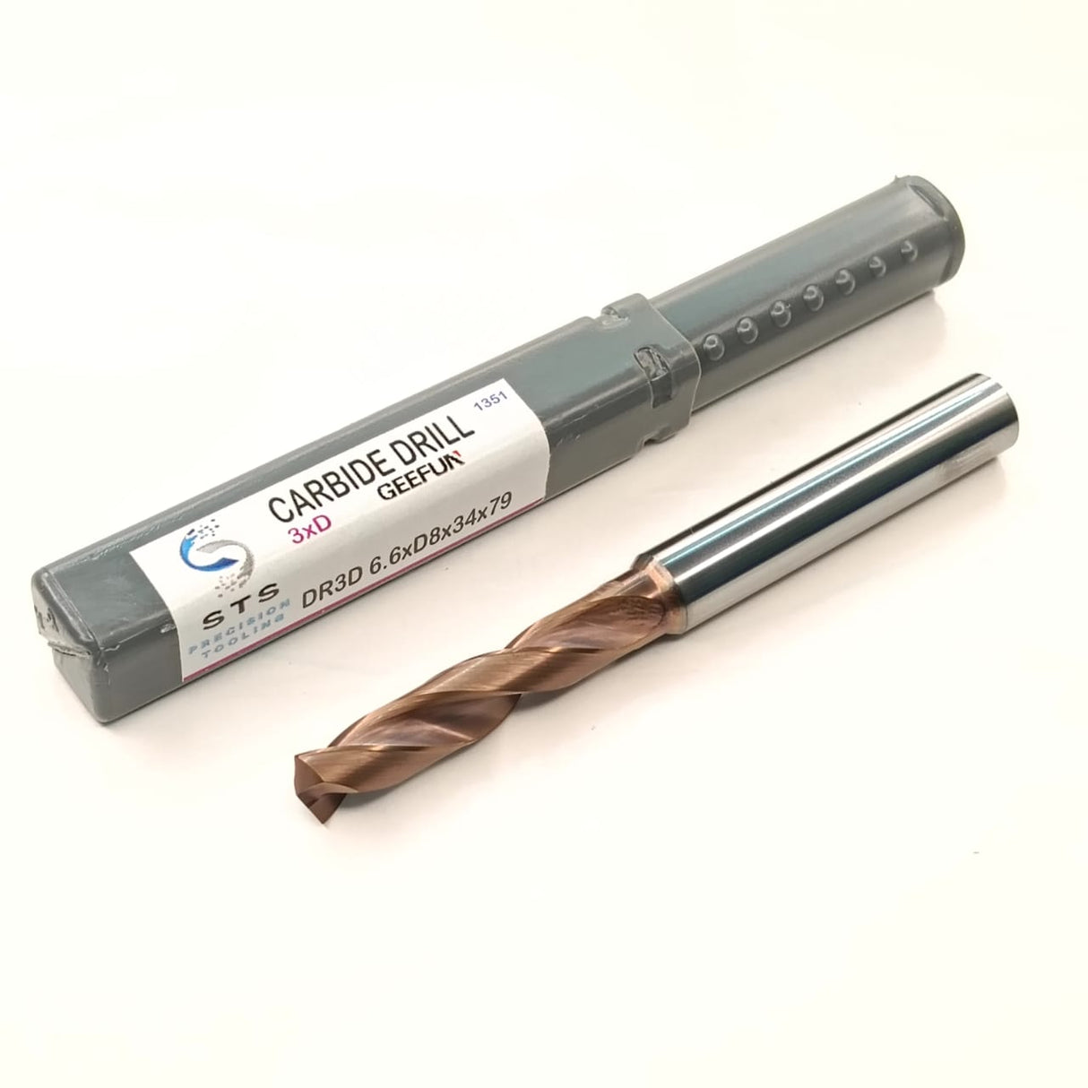 Carbide drill bit with packaging