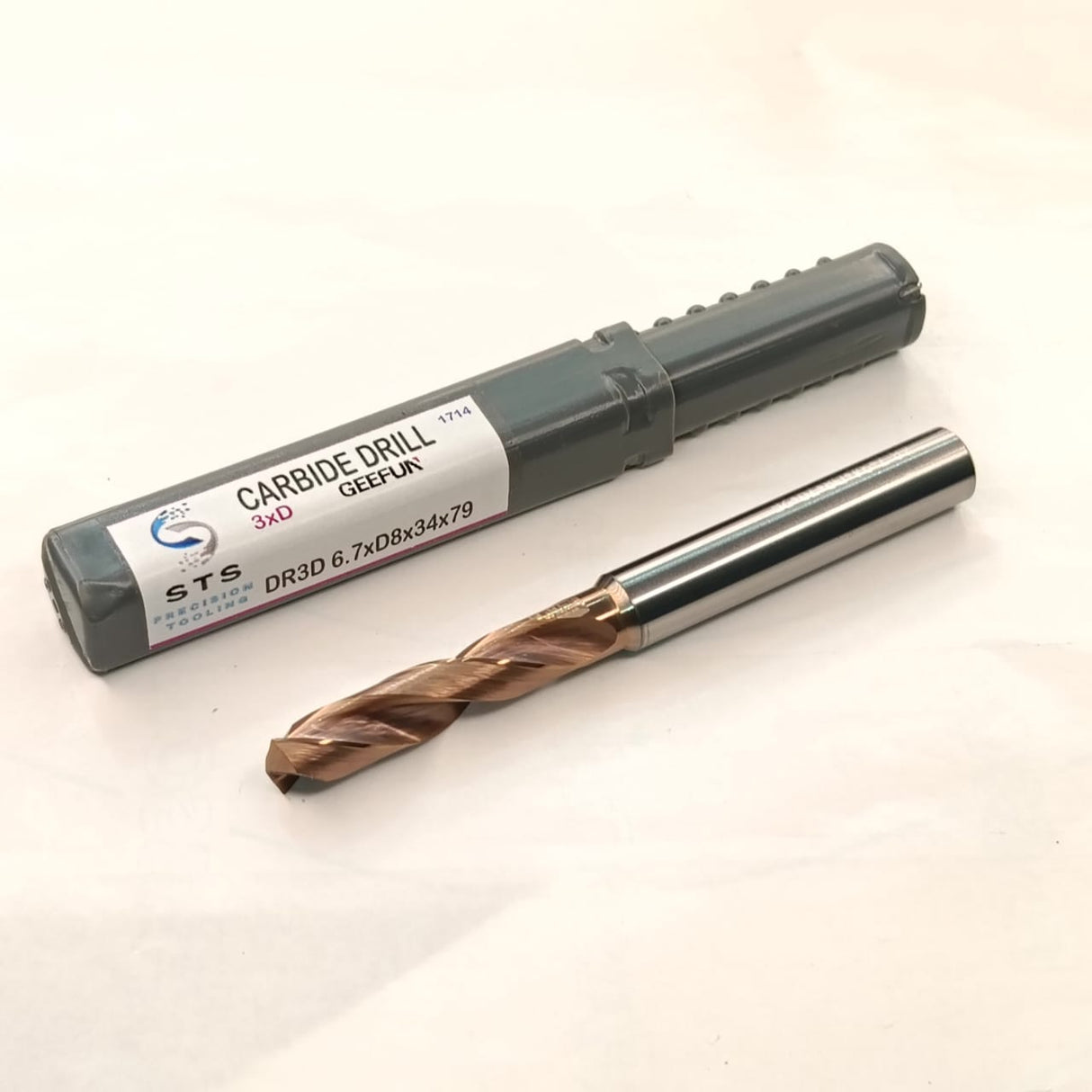 Carbide drill bit with packaging