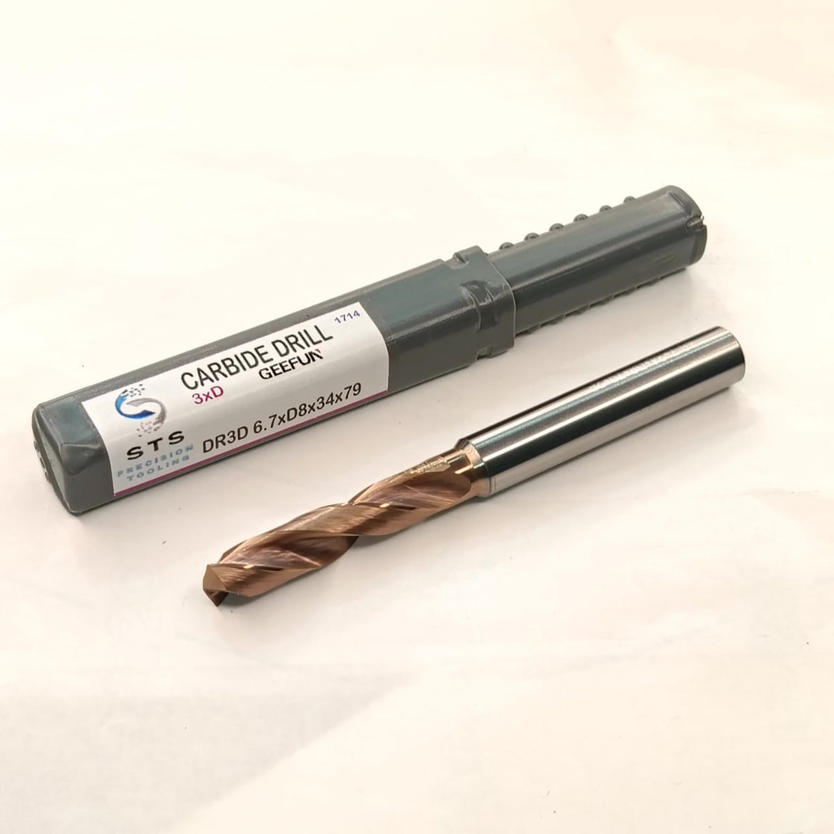 Carbide drill bit with packaging