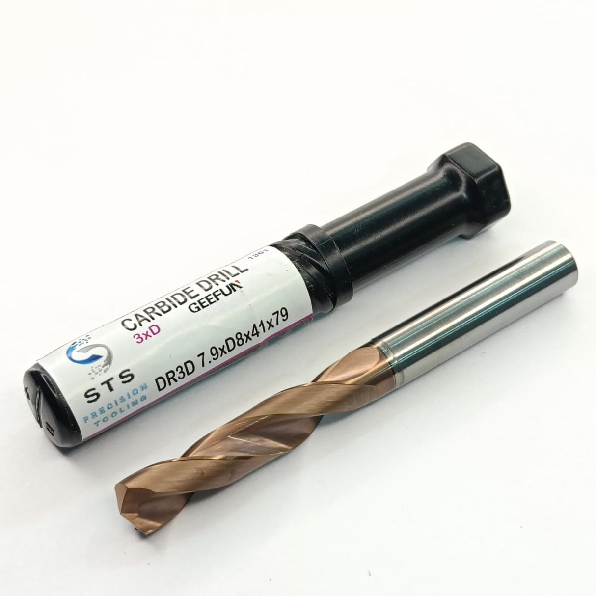 Carbide drill bit with packaging