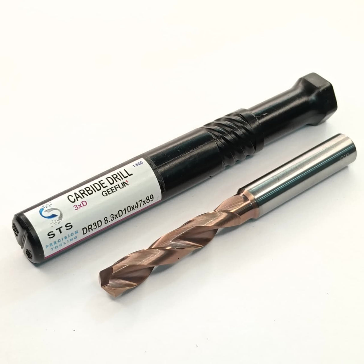 Carbide drill bit with packaging