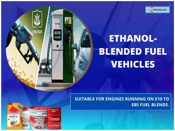 Advertisement for ethanol-blended fuel