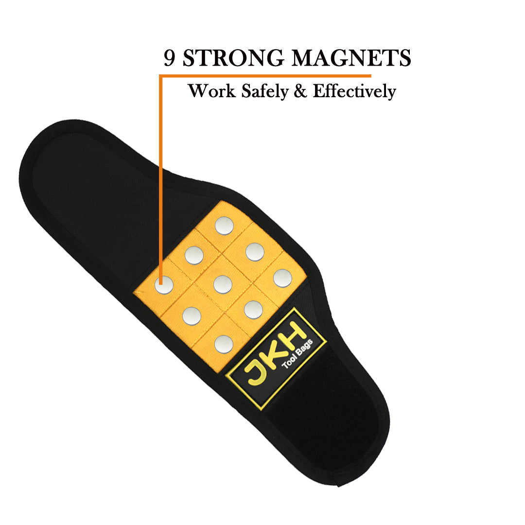 Yellow magnetic wristband magnets