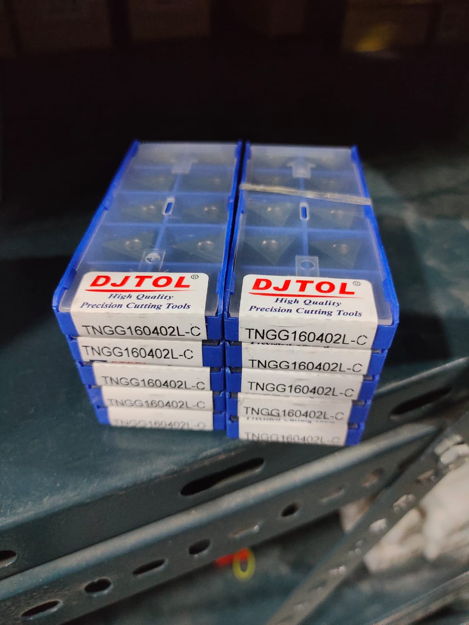 Two boxes of DJTOL cutting tools