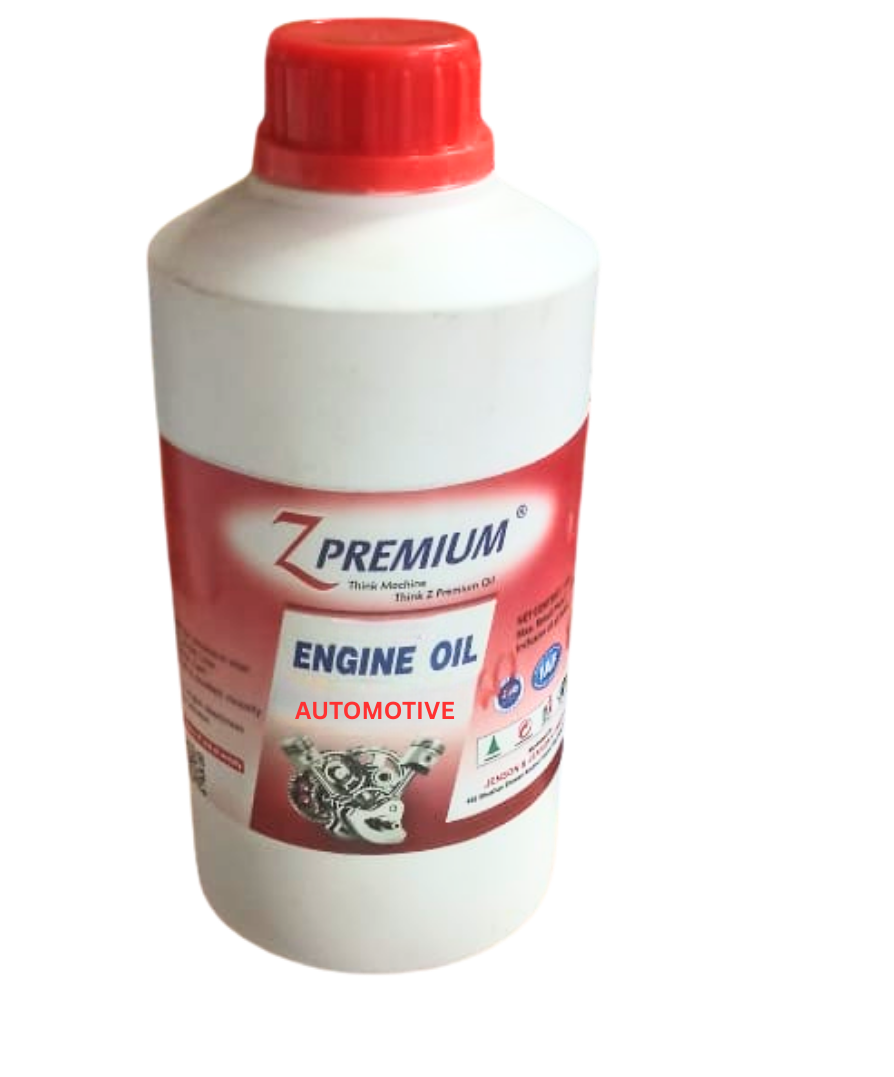 Z Premium engine oil bottle with red cap